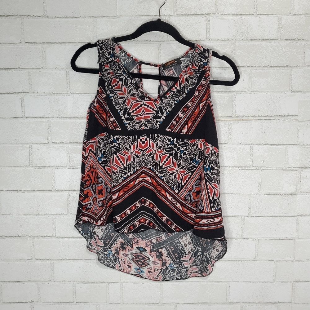 Renee C. cute flowy tank top